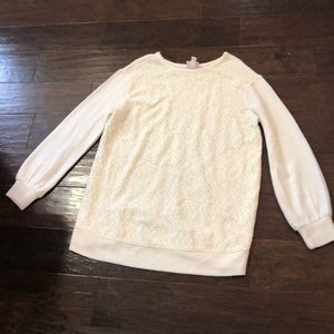 Fleece maternity sweater